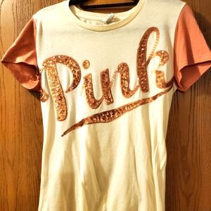 Vs pink bling shirt
